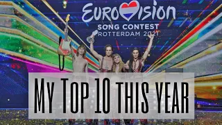 My Top 10 Eurovision 2021 Ranking
