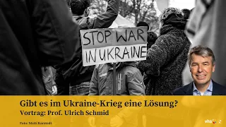 Gibt es im Ukraine-Krieg eine Lösung? Vortrag Prof. Ulrich Schmid