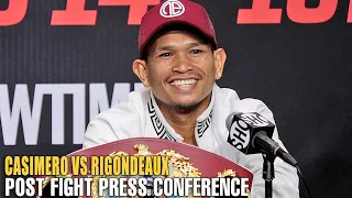 JOHN RIEL CASIMERO "IM THE REAL MONSTER! INOUE & DONAIRE ARE SCARED!"| FULL POST FIGHT PRESSER