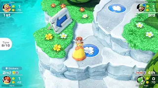 Mario Party Superstars #587 Yoshi's Tropical Island Daisy vs Yoshi vs Wario vs Luigi