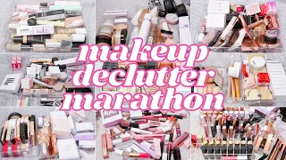 huge *2.5 hour* makeup declutter marathon! 2024