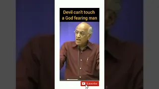 Devil can't touch a God fearing man (By: Ps.Zac Poonen)#Sermonclip #ZacPoonen #cfc #shorts #reels