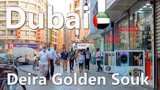 Dubai Deira Golden Souk Walking Tour 4K