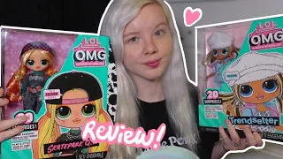 LOL OMG SKATEPARK CUTIE & TRENDSETTER REVIEW!