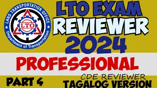 2024 PROFESSIONAL LTO EXAM REVIEWER  TAGALOG PART 4