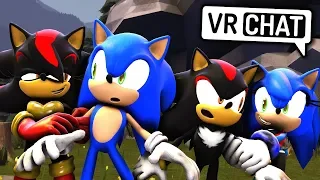 Sonic & Shadow Meet Sonica & Shadina! (VR Chat)