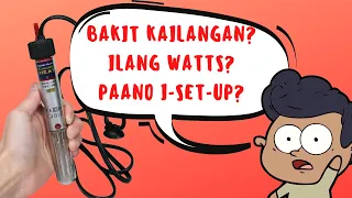 Aquarium Heater: Bakit Mahalaga? Ilang Watts? Paano I-set-up? | Raffle Winner & New Giveaway