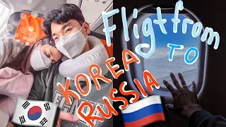 14Hours Flight From Korea To Russia