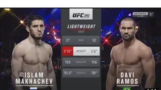 islam makhachev VS davi ramos - highlights part 2