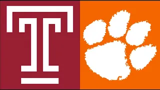 2017-18 College Basketball:  Temple vs. Clemson (Full Game)