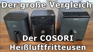 Der große Vergleich - Der COSORI Heißluftfritteusen