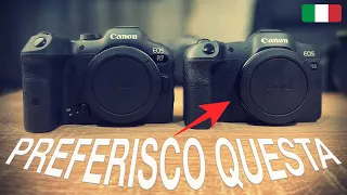 Canon R8 VS R7 - Preferisco la R8