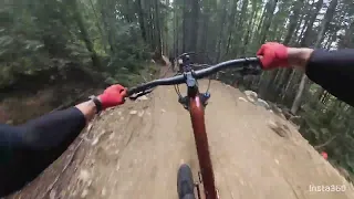 Keeping up with the youngest Filipino pro rider down the trails of the Whistler bike park