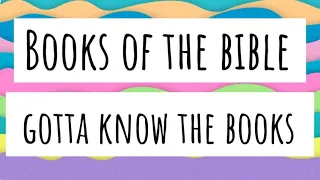 Learn the Books of the Bible "Gotta Know the Books" song by Shai Linne