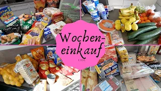 Wocheneinkauf 4 köpfige Familie / Lidl Einkauf /deutsch /grocery haul/english sub