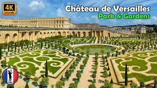 🇫🇷 Château de Versailles, Park & Gardens, Amasing Walking Tour [4K/60 fps]