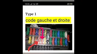 fusible code et phare 406