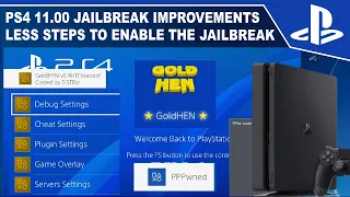 Jailbreak PS4 11.00 While Booting, Reduced CPU Usage, Less Steps & Easy Jailbreak.