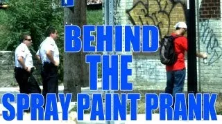 Behind The Spray Paint Cop Prank