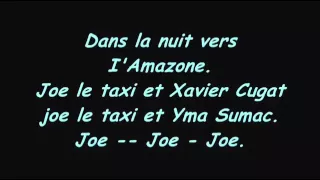 vanessa paradis   joe le taxi with lyrics 3D
