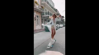 Student goes viral with incredible LONGBOARD DANCING videos