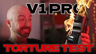 Godox V1 Pro Overheating Torture Test vs V1