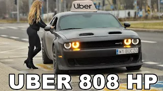 NAJMOCNIEJSZE REAKCJE: 808 HP Dodge Challenger Hellcat Redeye - UBER 2024