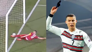 Ronaldo goal disallowed - Portugal v Serbia 2021 - Portugal robbed HD