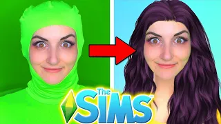 I Tried to BECOME A SIM Using A Green Screen Suit