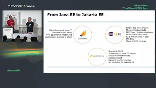 Oubliez Java EE, voilà Jakarta EE ! (J.F. James & S. Blanc)