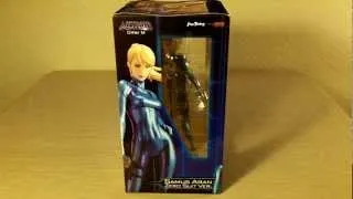 Samus Aran Zero Suit Statue Unboxing