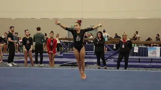 Zoe Maher Floor 2024 Calif Grand Invite Wildfire Gymnast Level 9