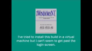 Unreleased or Lost Windows Versions