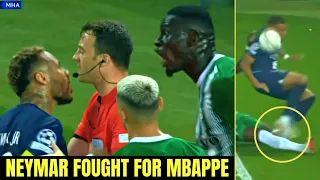 Neymar Fought For Mbappe vs Maccabi | PSG vs Maccabi Haifa 7-2 | Messi Goals | Mbappe & Neymar Goals