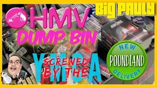 HMV Dump Bin Blu-ray Shopping - plus new Poundland Delivery