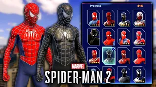 HOW TO UNLOCK TOBEY MAGUIRE BLACK SUIT & WEBBED SUITS in Spider Man 2 PS5