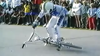 GT BMX Freestyle Team 'Flatland Tricks' 1980's  @stuntabiker