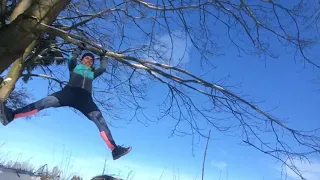 Outdoor fitness winter