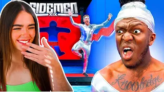 Rose Reacts to SIDEMEN HOLE IN THE WALL!