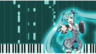 Rolling Girl - Vocaloid Hatsune Miku (Piano Tutorial / Synthesia)