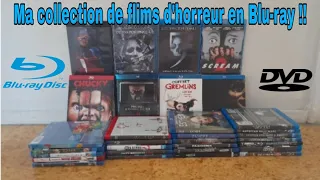 Ma collection de films d'horreur en Blu-ray !!