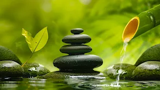 Relaxing Music Relieves Stress, Anxiety and Depression, Heals the Mind, Deep Sleep, Bamboo Water