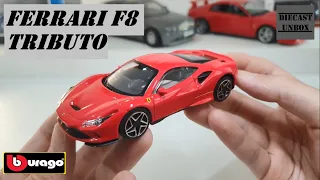 Unboxing Ferrari F8 Tributo - 1/43 - Bburago Diecast Miniature