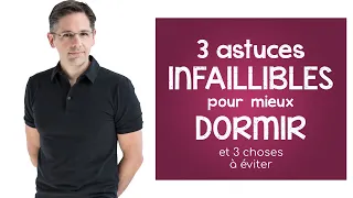 INSOMNIE: 3 astuces INFAILLIBLES pour mieux dormir (et 3 choses à éviter)