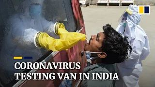 India’s mobile coronavirus testing van hits New Delhi streets