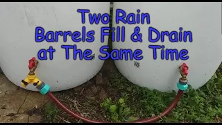 The easy way to link two or more rain barrels.