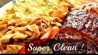 HOW TO CLEAN PREPARE AND COOK HOMEMADE SOUTHERN STYLE CHITTLINS AND RIBS  #chitterlings