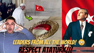 Italian Reaction 🇹🇷 Leaders Who Visited Anıtkabir | Everyone Respects Atatürk! 😍