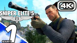 SNIPER ELITE 5 Gameplay Walkthrough Part 1 - The Atlantic Wall (4K 60FPS FULL GAME) No Commentary