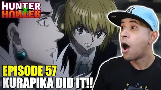 Hunter x Hunter Reaction | Episode 57 | THEY GOT CHROLLO!